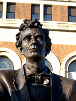 Figure of Abraham Lincoln in “Convergence of Purpose” by sculptor Andrew Jumonville